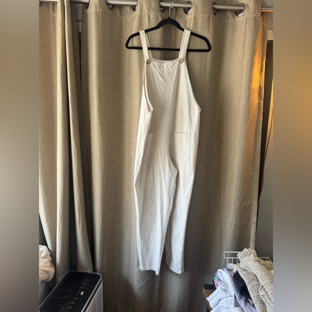 Venti6 White Overalls